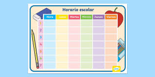 Horario de clases